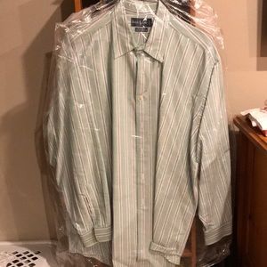 Men’s Ralph Lauren Polo L/S Yarmouth Oxford-SZ: 18-34/35, Perfect Condition!
